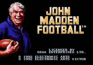 John Madden Football - Pro Football (Japan)